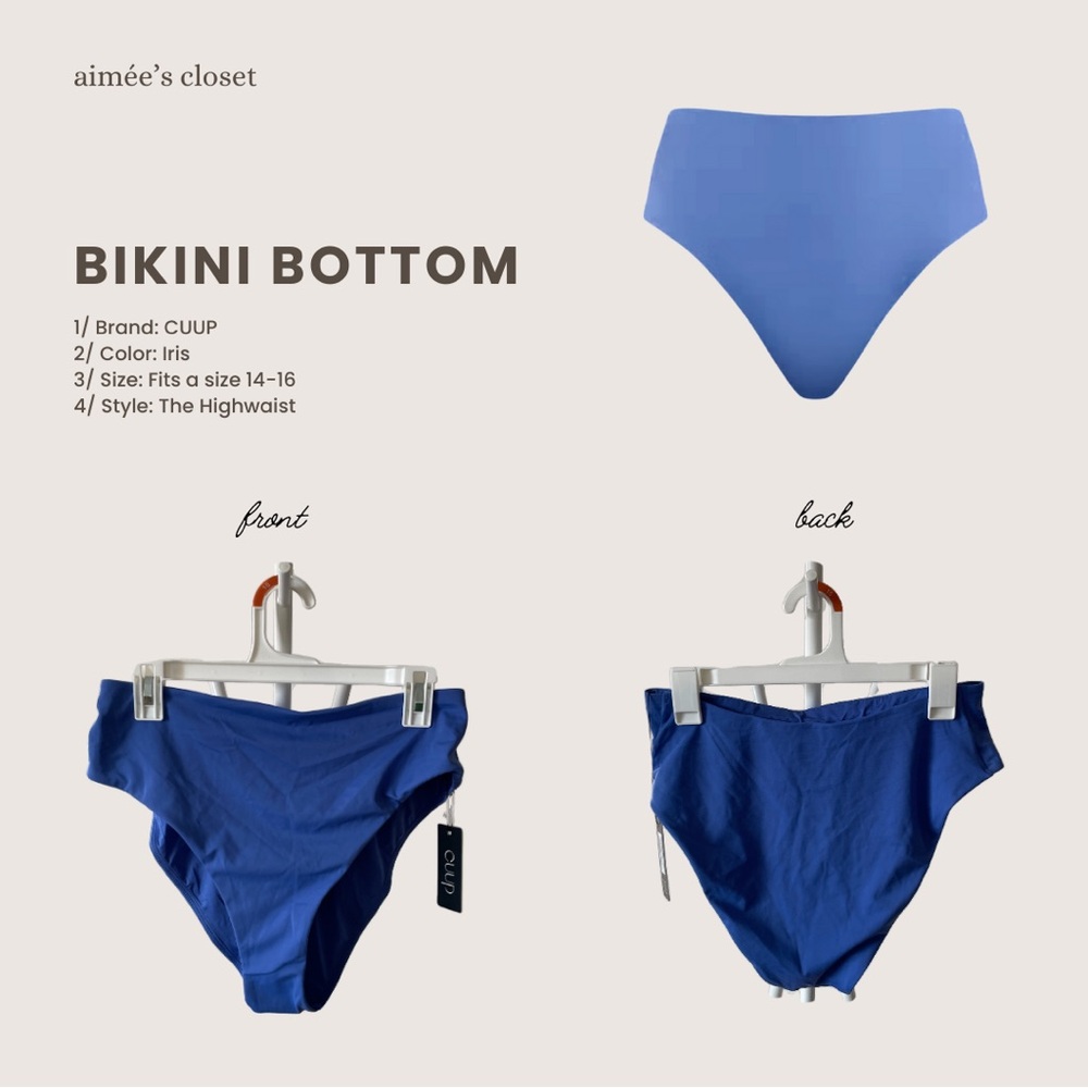 CUUP Blue Bikini Bottom
